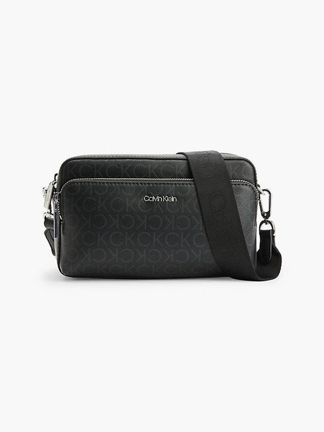 Calvin Klein USA Large Recycled Crossbody Womens Bag Black 1958436-OU